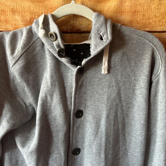 YMC You Must Create Button Up Sweater With Hood Size S $239 - Picture 2 of 7